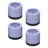 Maxbell 4Pcs Washing Machine Foot Pads Reduce Noise Anti Walk Round Furniture Risers 6cm High