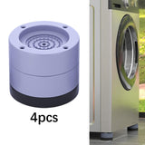 Maxbell 4Pcs Washing Machine Foot Pads Reduce Noise Anti Walk Round Furniture Risers 6cm High