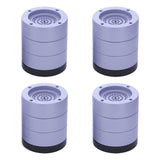 Maxbell 4Pcs Washing Machine Foot Pads Reduce Noise Anti Walk Round Furniture Risers 8.5cm High