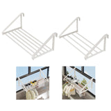 Maxbell Clothes Drying Rack for Balcony Laundry Rack for Laundry Room Balconies Dorm L