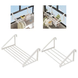 Maxbell Clothes Drying Rack for Balcony Laundry Rack for Laundry Room Balconies Dorm L