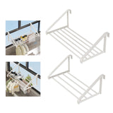 Maxbell Clothes Drying Rack for Balcony Laundry Rack for Laundry Room Balconies Dorm L
