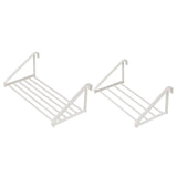 Maxbell Clothes Drying Rack for Balcony Laundry Rack for Laundry Room Balconies Dorm L