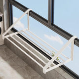 Maxbell Clothes Drying Rack for Balcony Laundry Rack for Laundry Room Balconies Dorm L