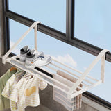 Maxbell Clothes Drying Rack for Balcony Laundry Rack for Laundry Room Balconies Dorm L