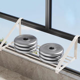 Maxbell Clothes Drying Rack for Balcony Laundry Rack for Laundry Room Balconies Dorm L