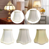 Maxbell Lamp Shade Cloth Classic Replacement Lamp Cover for Bedroom Cafe Living Room White