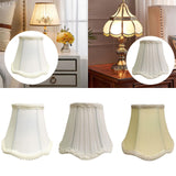 Maxbell Lamp Shade Cloth Classic Replacement Lamp Cover for Bedroom Cafe Living Room White