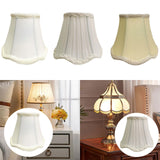 Maxbell Lamp Shade Cloth Classic Replacement Lamp Cover for Bedroom Cafe Living Room White