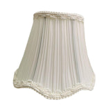 Maxbell Lamp Shade Cloth Classic Replacement Lamp Cover for Bedroom Cafe Living Room Pleated White