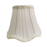 Maxbell Lamp Shade Cloth Classic Replacement Lamp Cover for Bedroom Cafe Living Room Pleated White