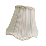 Maxbell Lamp Shade Cloth Classic Replacement Lamp Cover for Bedroom Cafe Living Room Pleated White