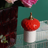 Maxbell Ceramic Candy Jar Creative Home Decoration Ornament Canister Cotton Swab Jar