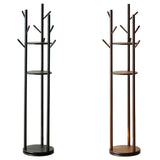 Maxbell Rotating Coat Rack Creative Vertical Clothes Holder Sturdy Coat Hanger Stand Coffee