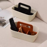 Maxbell Desktop Organizer Box Compact Remote Control Holder for Dresser Home Bedside Black