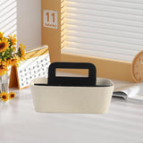 Maxbell Desktop Organizer Box Compact Remote Control Holder for Dresser Home Bedside Black