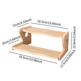 Maxbell Plant Stand Planter Holder Tabletop Wooden Decorative Flower Pot Stand