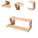 Maxbell Plant Stand Planter Holder Tabletop Wooden Decorative Flower Pot Stand