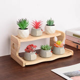 Maxbell Plant Stand Planter Holder Tabletop Wooden Decorative Flower Pot Stand