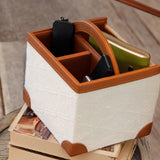 Maxbell Remote Control Holder Desktop Storage Box for Living Room Bedside Countertop