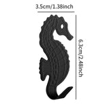 Maxbell 5 Pieces Wall Mounted Coat Hooks Multi Purpose for Entryway Bathroom Bedroom Black