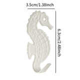 Maxbell 5 Pieces Wall Mounted Coat Hooks Multi Purpose for Entryway Bathroom Bedroom White