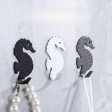 Maxbell 5 Pieces Wall Mounted Coat Hooks Multi Purpose for Entryway Bathroom Bedroom White