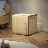 Maxbell Storage Bins with Lid Dustproof Clothes Storage Box for Dorm Bathroom Office 32cmx32.5cmx32.5cm