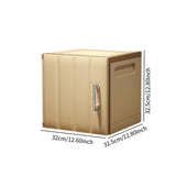 Maxbell Storage Bins with Lid Dustproof Clothes Storage Box for Dorm Bathroom Office 32cmx32.5cmx32.5cm