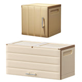Maxbell Storage Bins with Lid Dustproof Clothes Storage Box for Dorm Bathroom Office 32cmx32.5cmx32.5cm