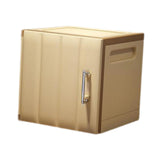 Maxbell Storage Bins with Lid Dustproof Clothes Storage Box for Dorm Bathroom Office 32cmx32.5cmx32.5cm
