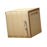 Maxbell Storage Bins with Lid Dustproof Clothes Storage Box for Dorm Bathroom Office 32cmx32.5cmx32.5cm