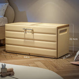 Maxbell Storage Bins with Lid Dustproof Clothes Storage Box for Dorm Bathroom Office 64cmx32.5cmx32.5cm