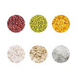 Maxbell Rice Storage Container Large Capacity Pet Food Dispenser for Corn Home Beans White 5 KG