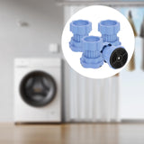 Maxbell 4x Washing Machine Foot Pads Washer Dryer Pedestals for Sofa Tables Cabinets