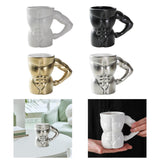 Maxbell Ceramic Mug Creative Breakfast Mug with Handle for Kitchen Restaurant Office White