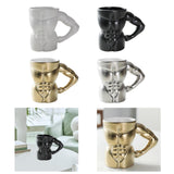 Maxbell Ceramic Mug Creative Breakfast Mug with Handle for Kitchen Restaurant Office White