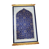 Maxbell Prayer Rug Islamic Patterned Floormat for Traveling Bedroom Ramadan Eid Gift Style B