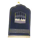 Maxbell Prayer Rug with Tassels Thick Gift Decoration Praying Rug for Kids Men Women