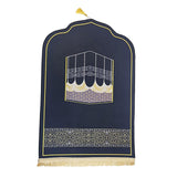 Maxbell Prayer Rug with Tassels Thick Gift Decoration Praying Rug for Kids Men Women