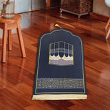 Maxbell Prayer Rug with Tassels Thick Gift Decoration Praying Rug for Kids Men Women