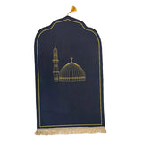 Maxbell Prayer Rug with Tassels Thick Gift Decoration Praying Rug for Kids Men Women