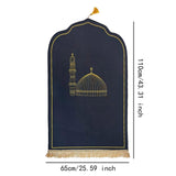 Maxbell Prayer Rug with Tassels Thick Gift Decoration Praying Rug for Kids Men Women