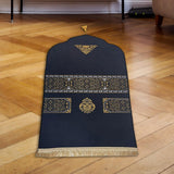 Maxbell Prayer Rug with Tassels Thick Gift Decoration Praying Rug for Kids Men Women