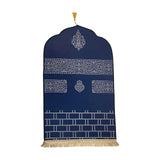 Maxbell Prayer Rug with Tassels Thick Gift Decoration Praying Rug for Kids Men Women