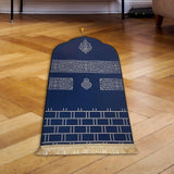 Maxbell Prayer Rug with Tassels Thick Gift Decoration Praying Rug for Kids Men Women