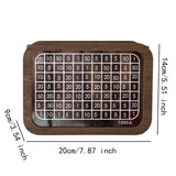 Maxbell Wooden Money Box with Counter Jar Wooden Savings Box for Children's Day Kids 1000 GBP