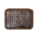 Maxbell Wooden Money Box with Counter Jar Wooden Savings Box for Children's Day Kids 1000 GBP