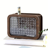 Maxbell Wooden Money Box with Counter Jar Wooden Savings Box for Children's Day Kids 1000 Dollar