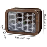 Maxbell Wooden Money Box with Counter Jar Wooden Savings Box for Children's Day Kids 1000 Dollar